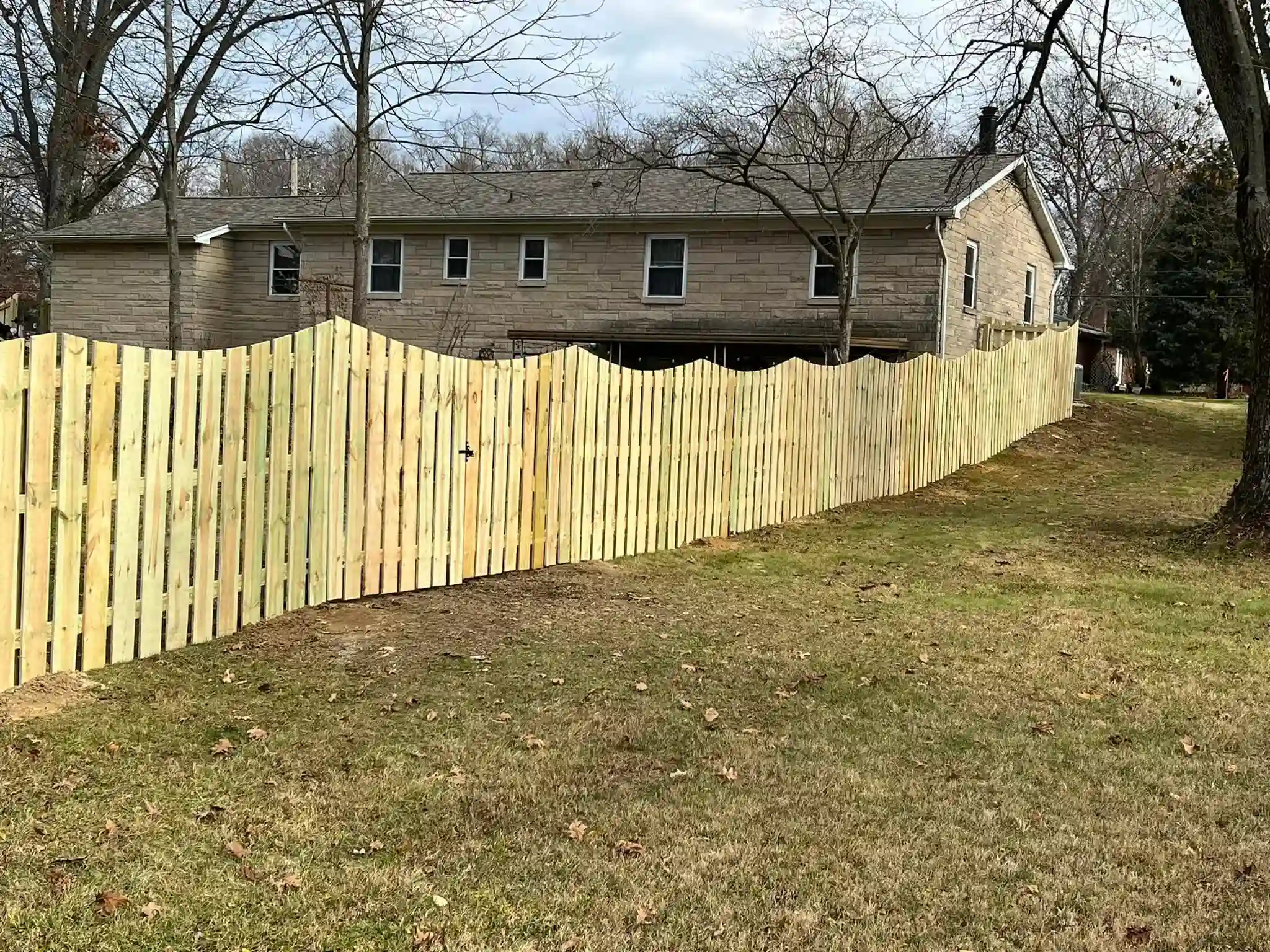 wooden picket fence ace fence and roofing